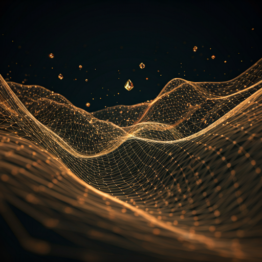 abstract geometric network mesh